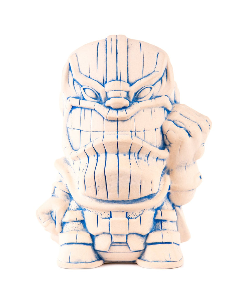 Thanos tiki mug with blue space accents