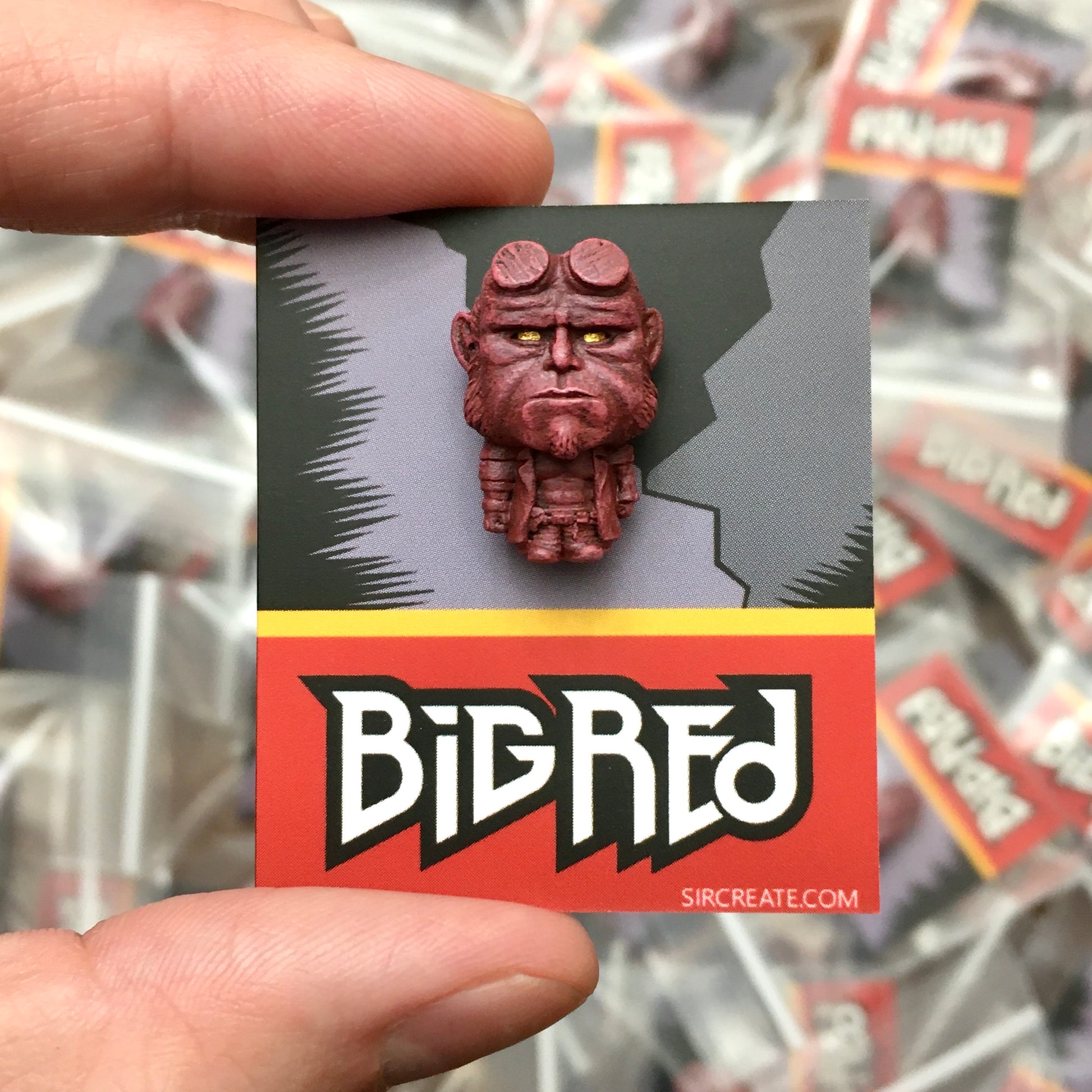 Brad Hill - "Big Red" Resin Pin - Spoke Art