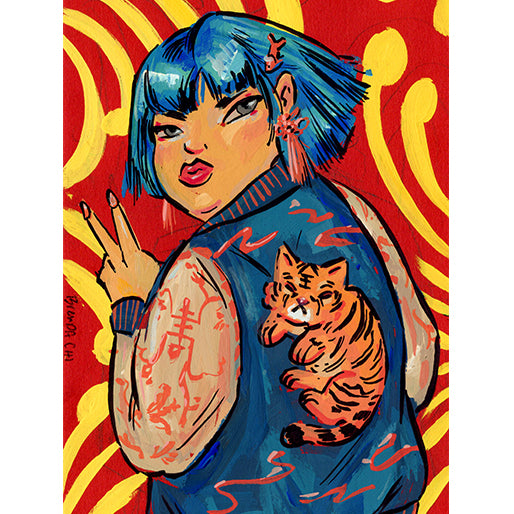 Brenda Chi - "Tiger Girl" - Spoke Art