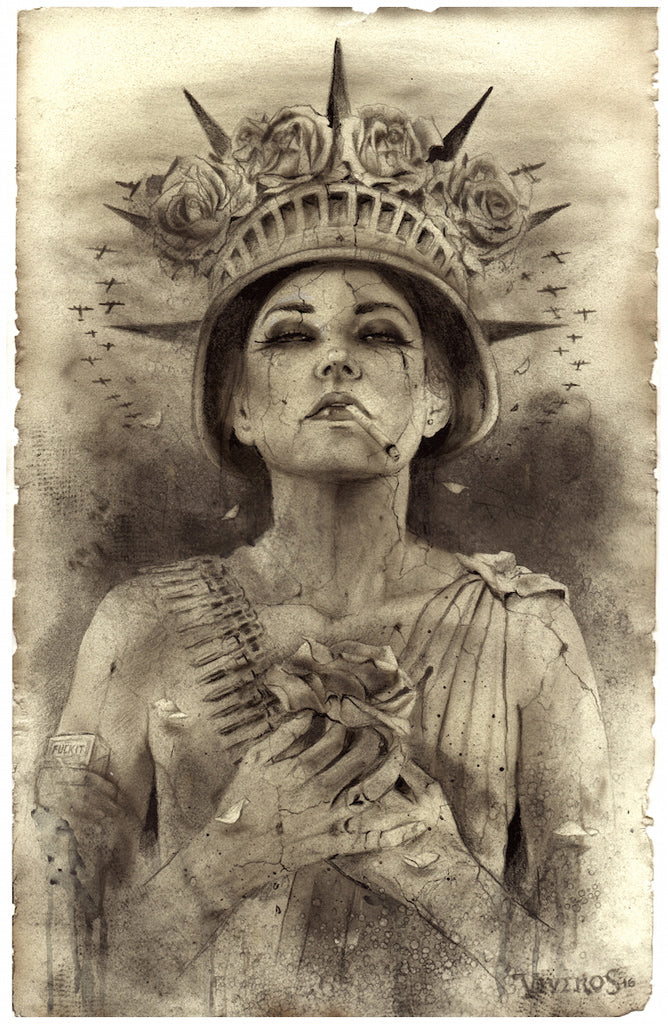 Brian M. Viveros - "Statue of Libertease" - Spoke Art