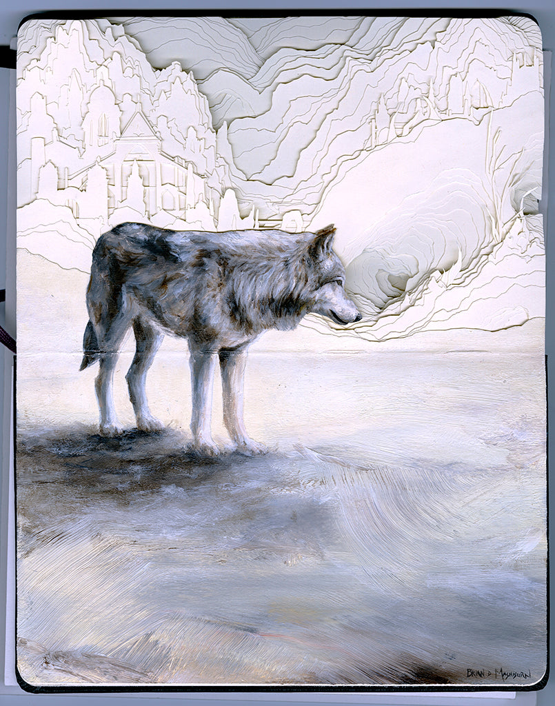 Brian Mashburn  - "Wolf" - Spoke Art