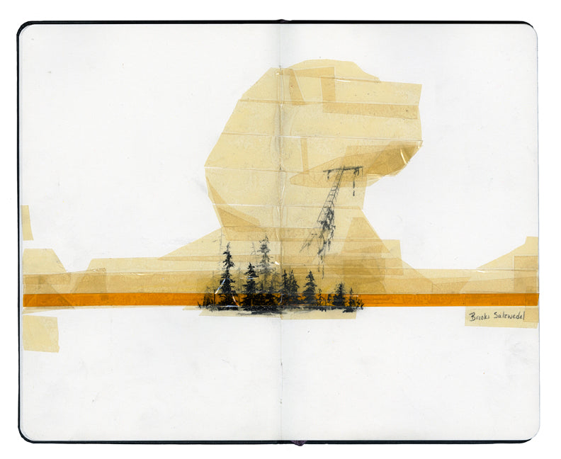Brooks Salzwedel - "Plume in the Spine" - Spoke Art