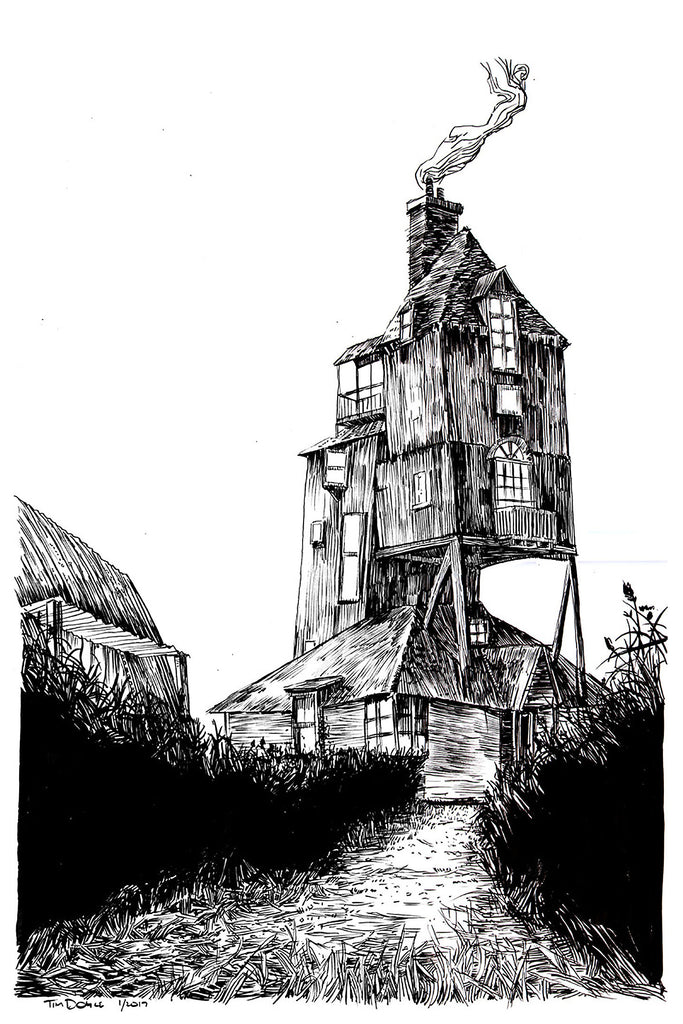 Tim Doyle - "It's Not Much, But It's Home" (original sketch) - Spoke Art