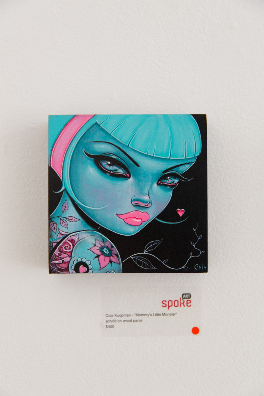 "Mommy's Little Monster" - Spoke Art