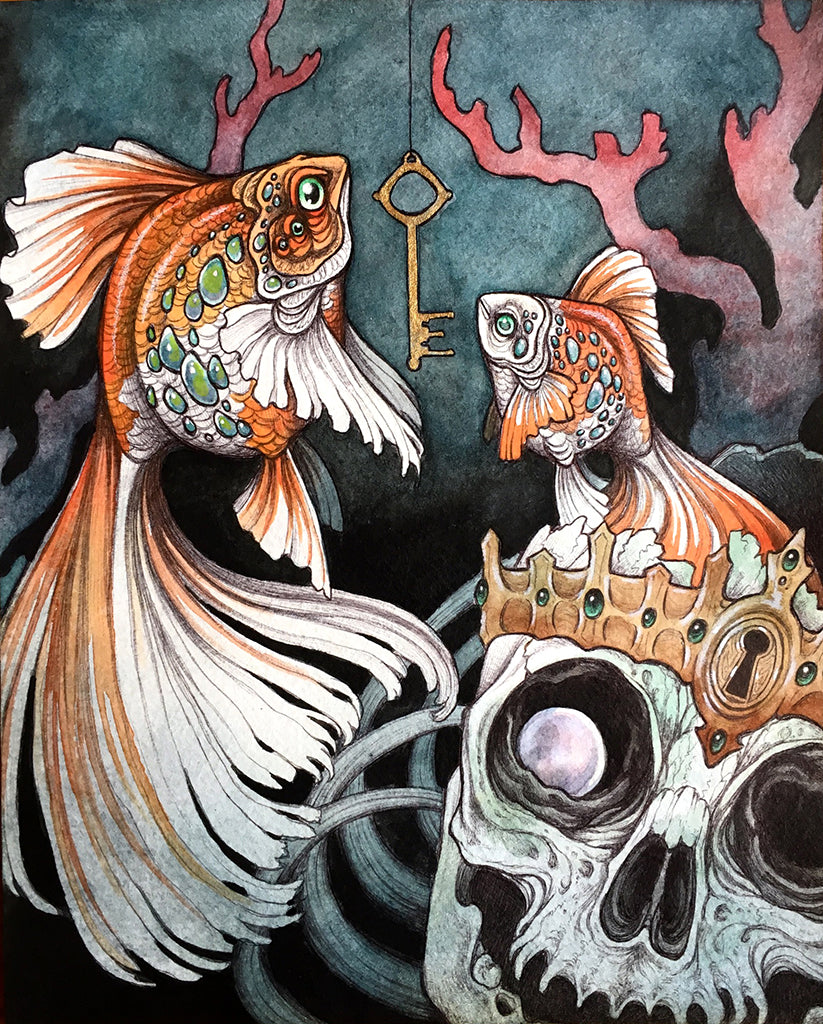 Caitlin Hackett - "Courtiers To The Drowned King" - Spoke Art