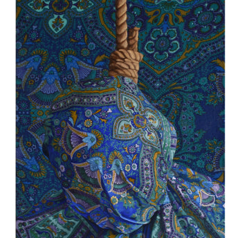 Peter Adamyan - "Camouflage Hangman Blue" - Spoke Art