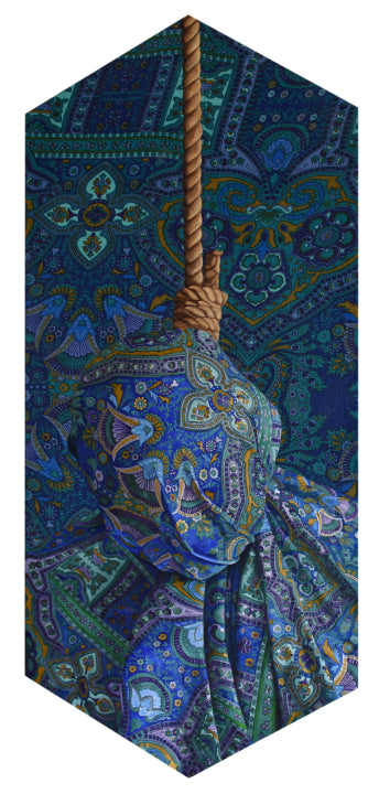 Peter Adamyan - "Camouflage Hangman Blue" - Spoke Art