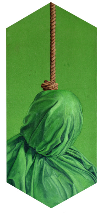 Peter Adamyan - "Camouflage Hangman Green" - Spoke Art