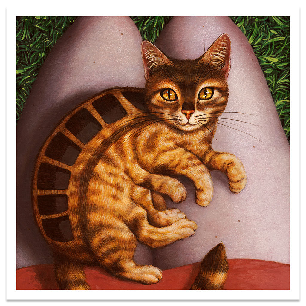 Casey Weldon - "Lil' Nekobasu" print - Spoke Art