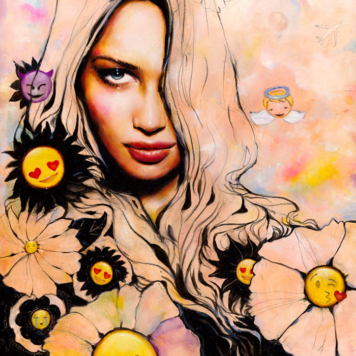 Charmaine Olivia - "Emoji Flowers" - Spoke Art