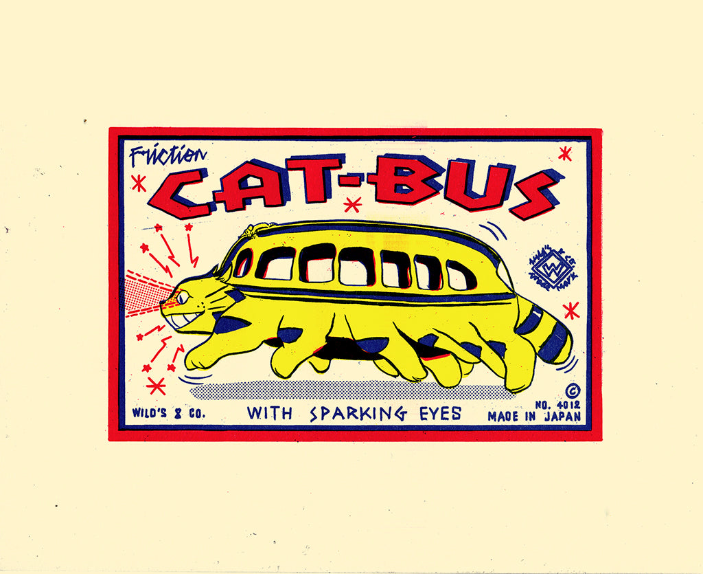 Wild's & Co - "Catbus Toy Label" - Spoke Art