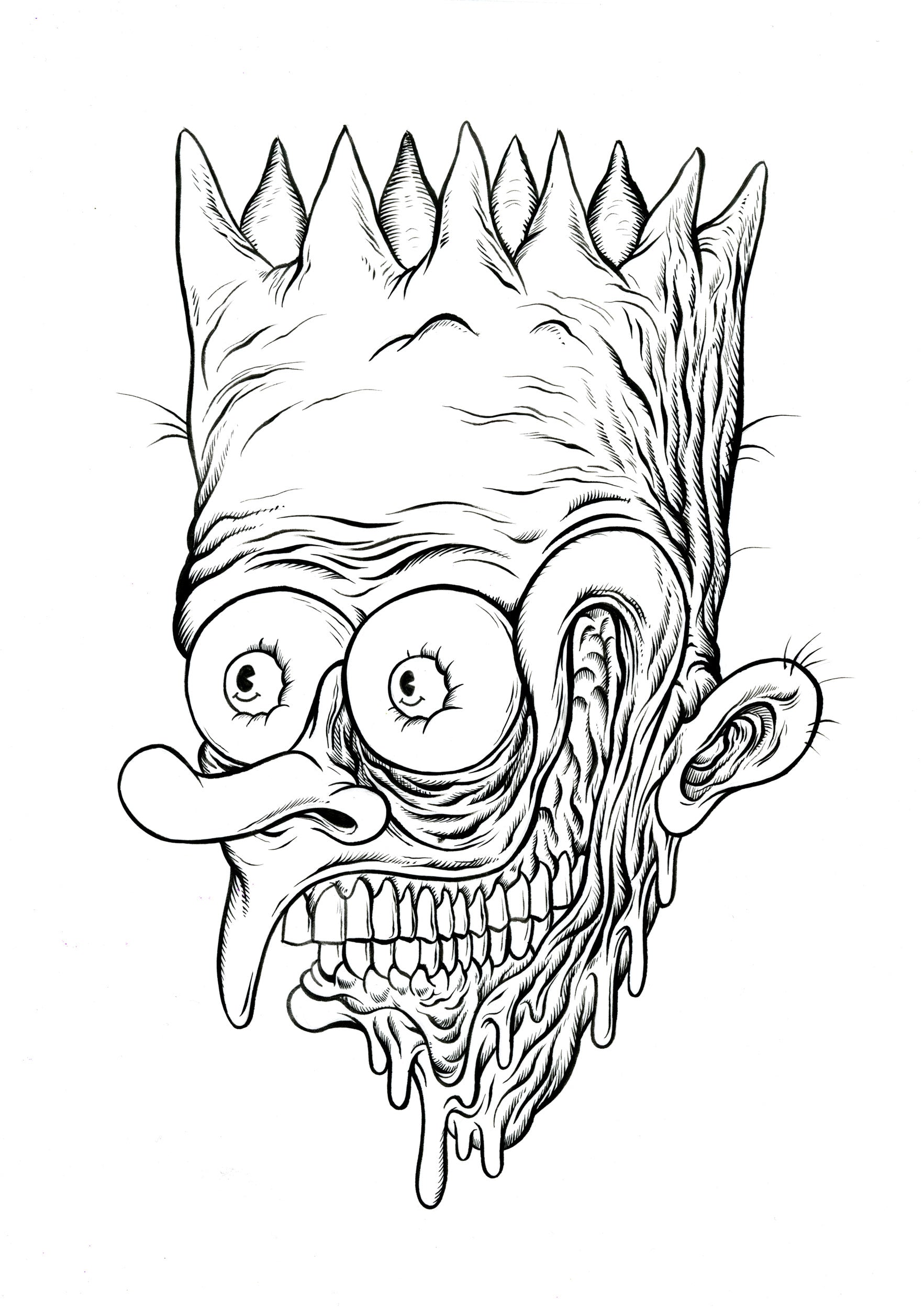 Alex Pardee - "Cow Man" - Spoke Art