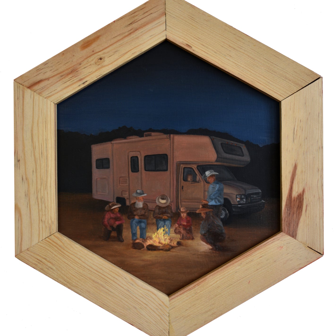 Peter Adamyan - "Cowboy Campfire" - Spoke Art
