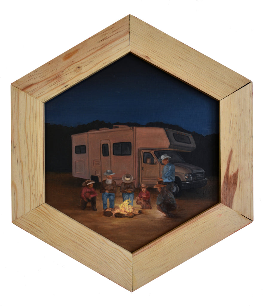 Peter Adamyan - "Cowboy Campfire" - Spoke Art