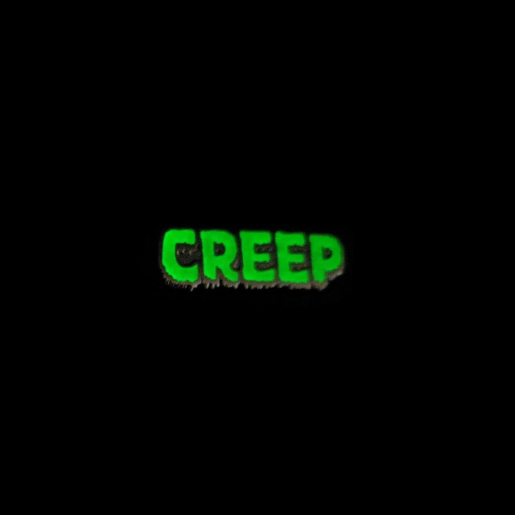 Creep (Glow-in-the-Dark) Enamel Pin - Spoke Art