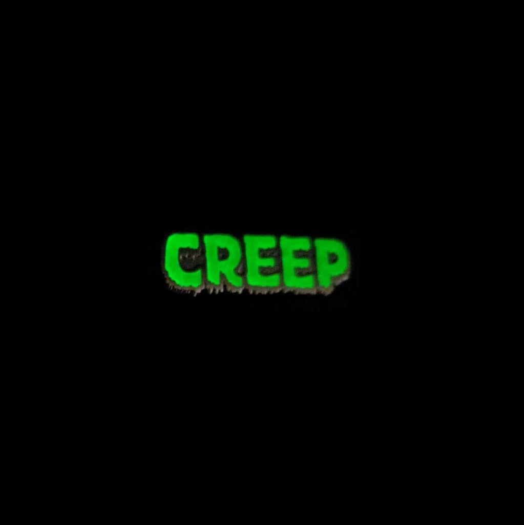 Creep (Glow-in-the-Dark) Enamel Pin - Spoke Art