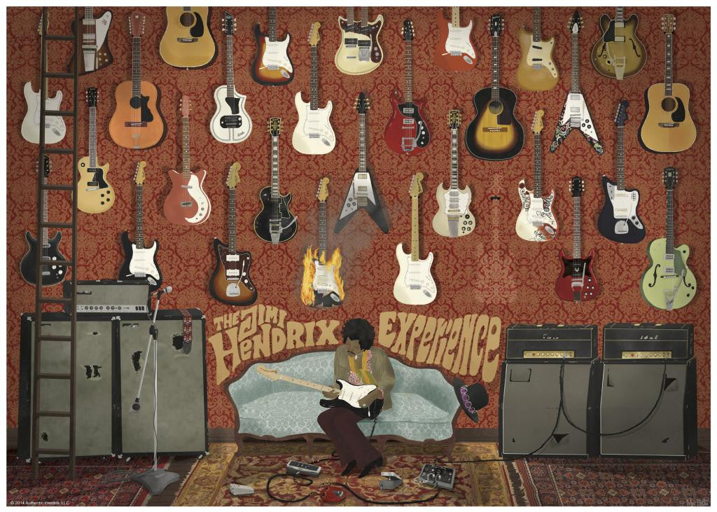 Max Dalton - "The Jimi Hendrix Experience" - Spoke Art