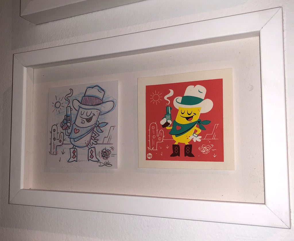 Dave Perillo - "Twinkie The Kid Original Sketch & Print" - Spoke Art