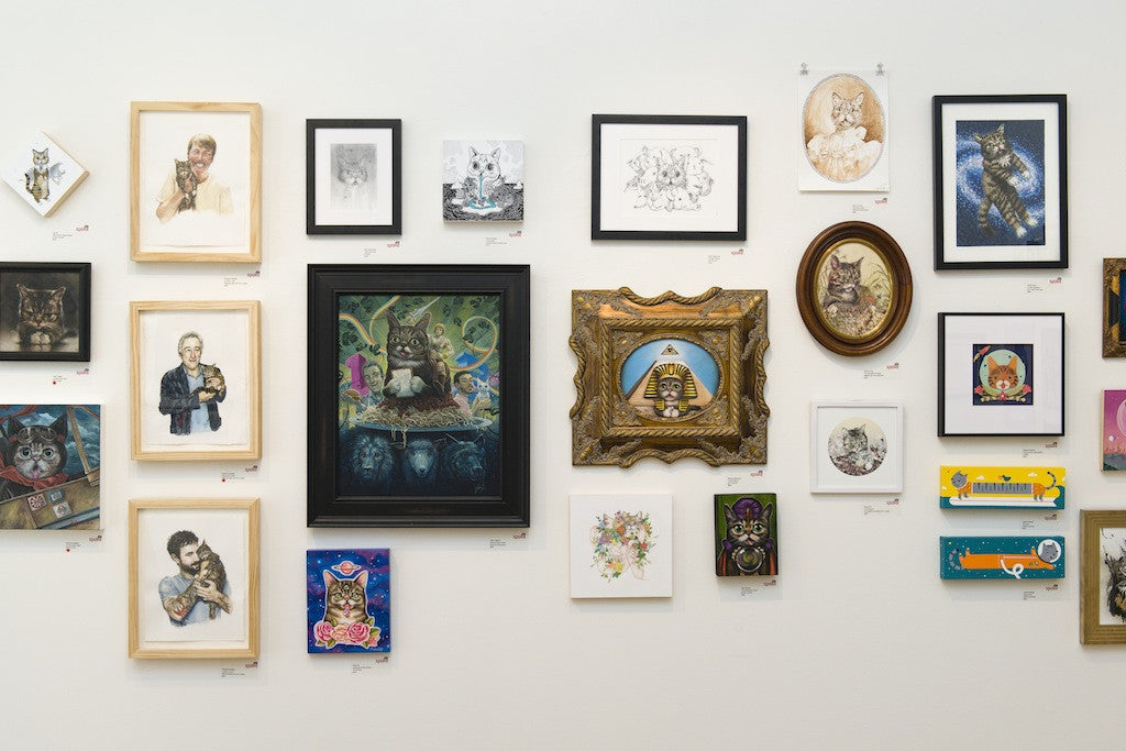 An art show dedicated to Lil Bub, the internet's favorite cat