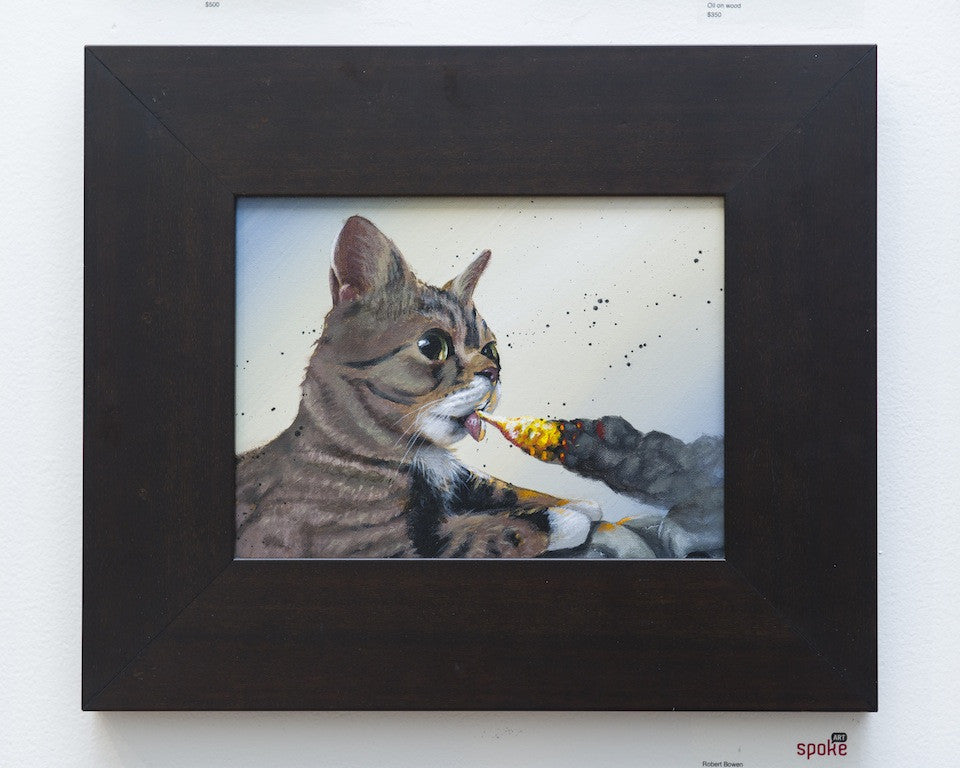 Robert Bowen - "Flame On, Lil' Bub!" - Spoke Art