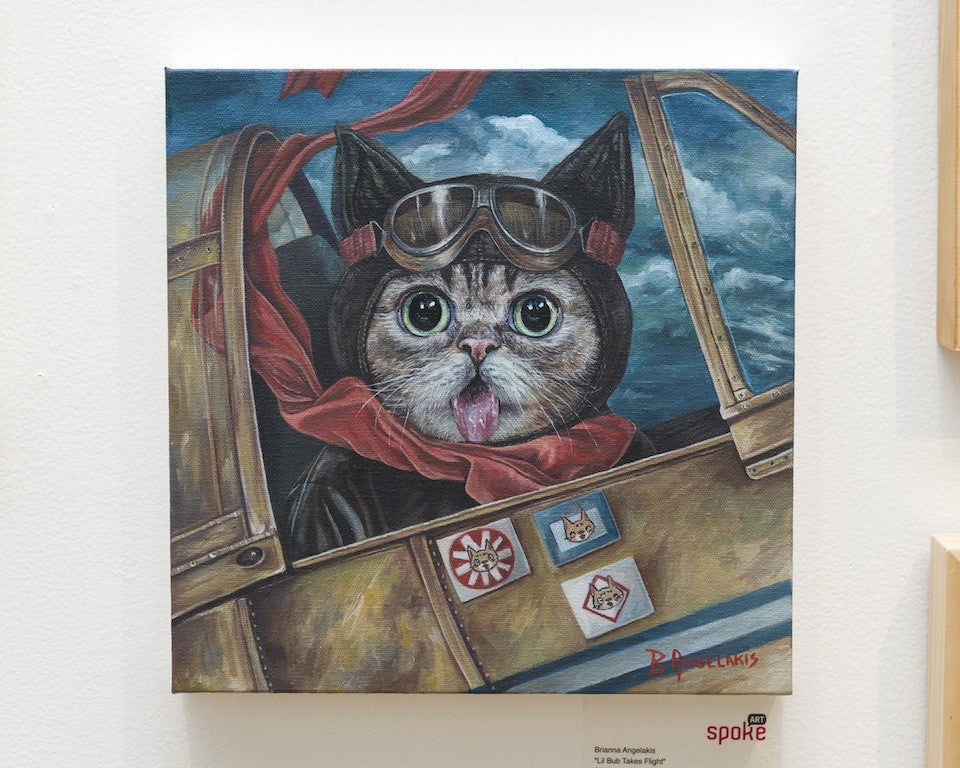 Brianna Angelakis - "Lil Bub Takes Flight" - Spoke Art