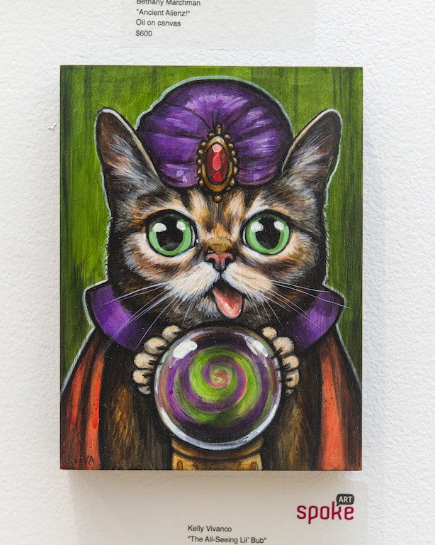 Kelly Vivanco - "The All-Seeing Lil’ Bub" - Spoke Art