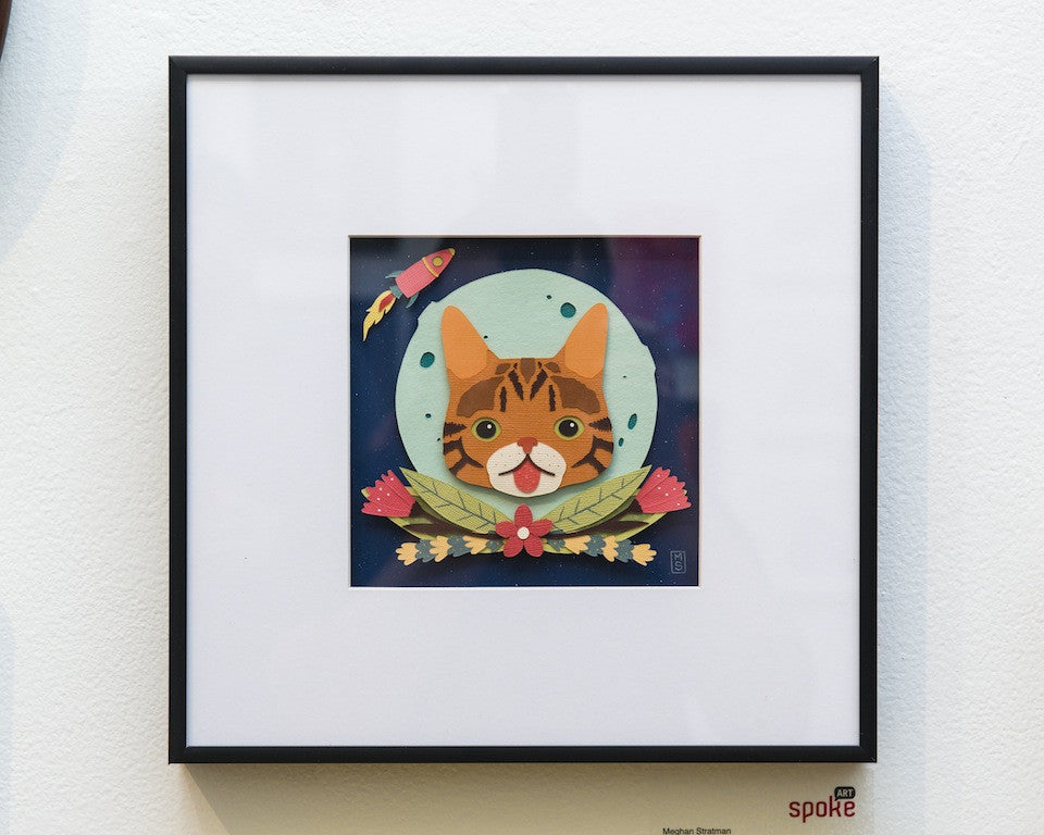 Meghan Stratman - "The Cat From Outer Space" - Spoke Art