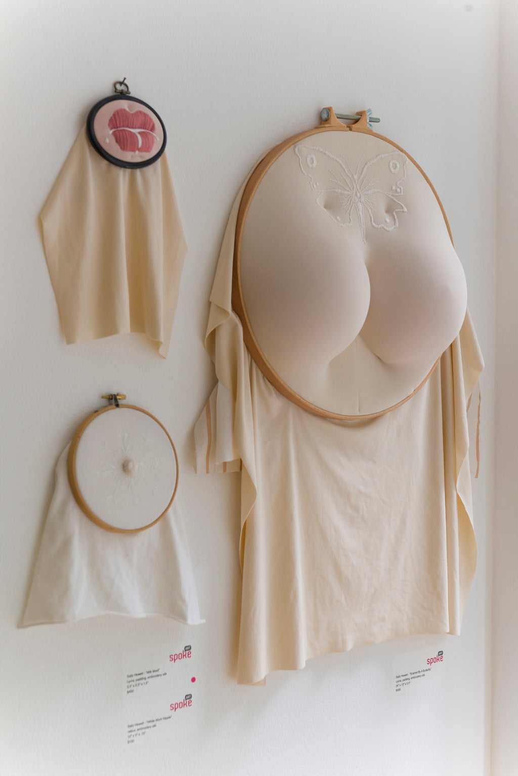 Sally Hewett - "White Work Nipple" - Spoke Art