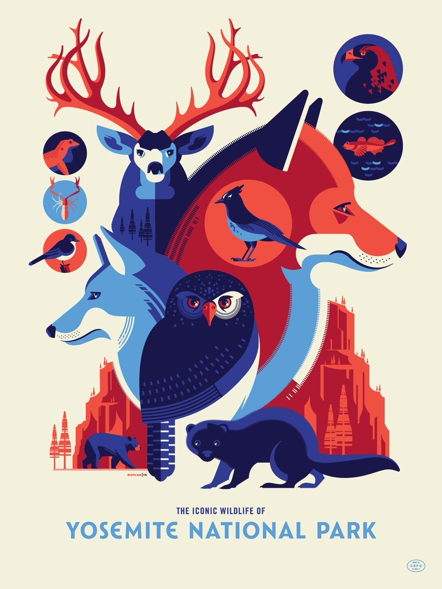 Tom Whalen - "Iconic Wildlife of Yosemite National Park" - Spoke Art