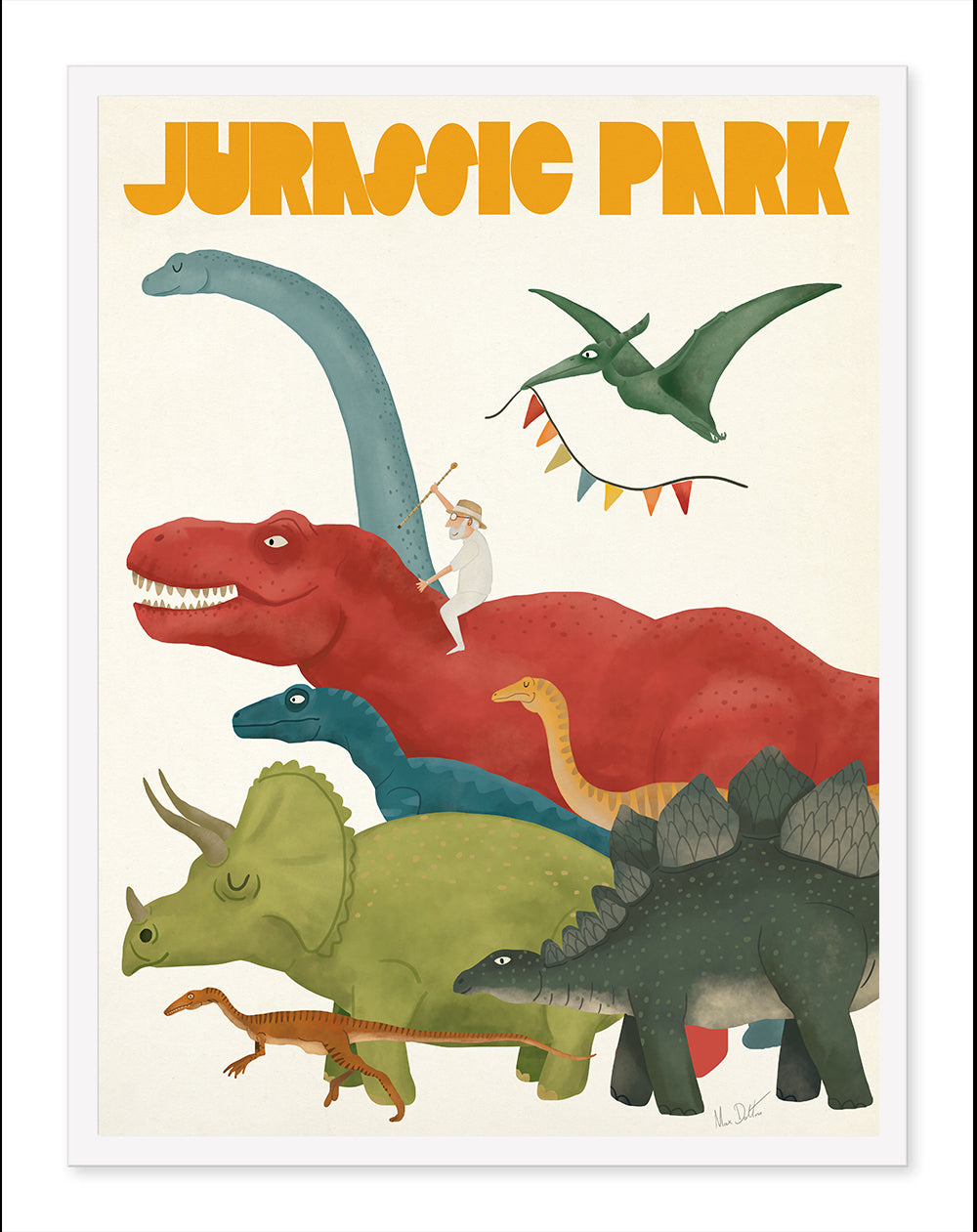 Max Dalton - "Jurassic Park" - Spoke Art