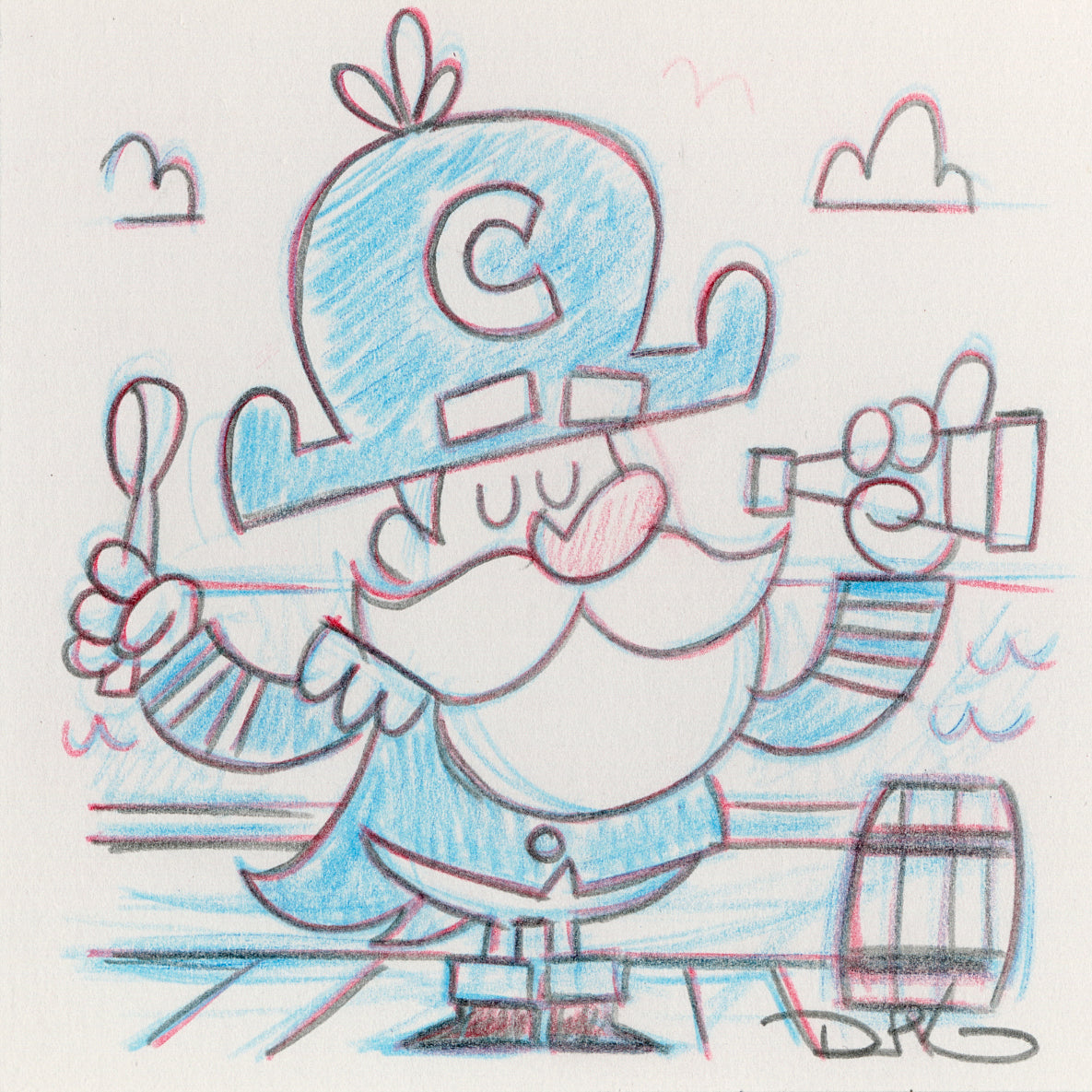 Captain Crunch Coloring Page Captain Crunch Cereal Cake For Father's