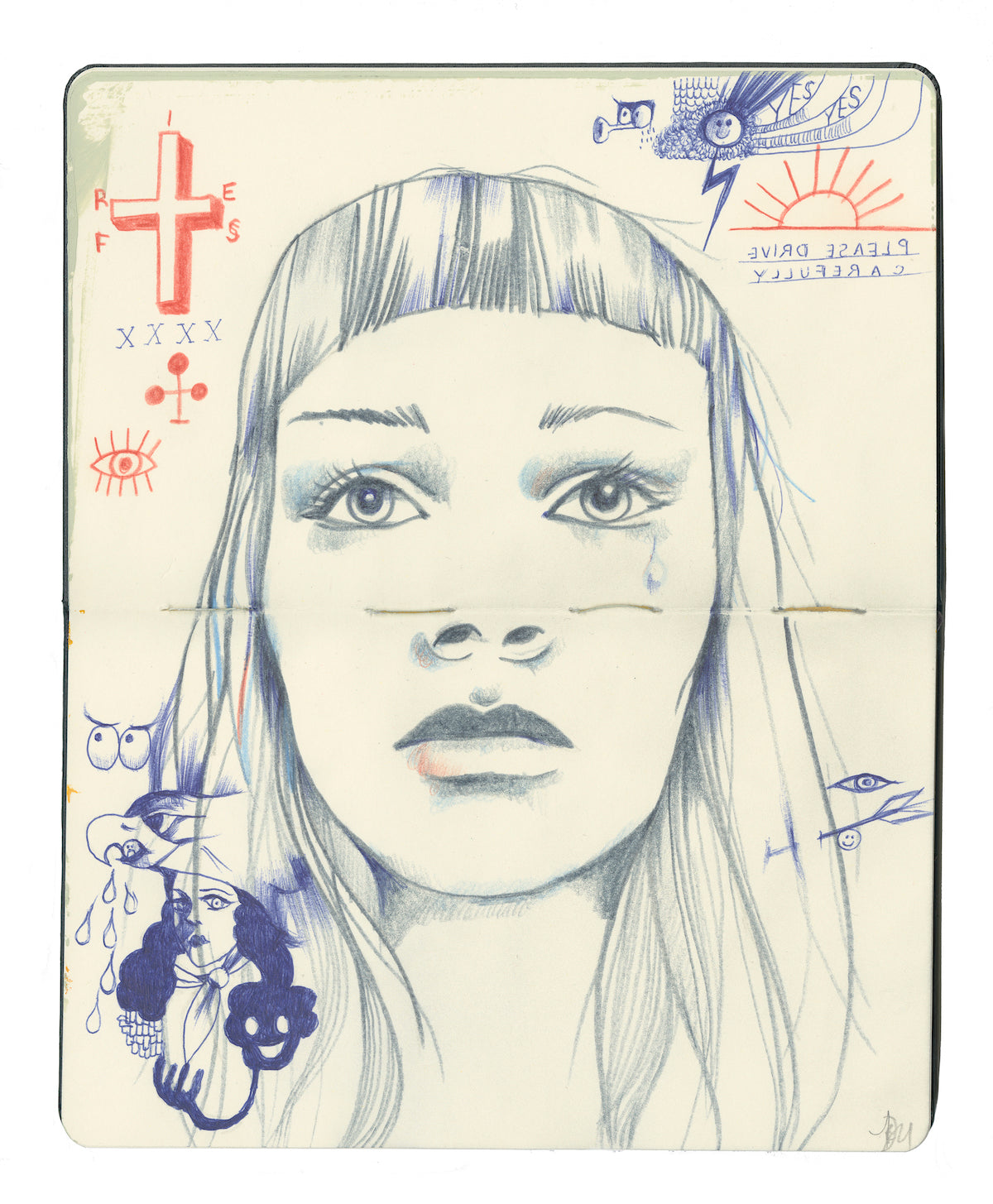 David Bray Meg and Mog Moleskine Project X artwork Spoke Art Gallery