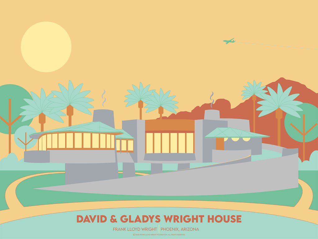 Aaron Stouffer  - "David and Gladys Wright House" - Spoke Art
