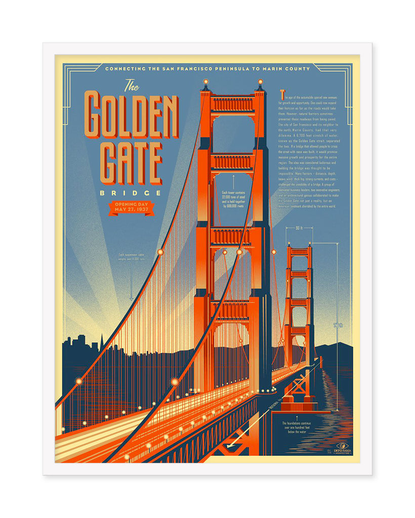 Eric Tan - "The Golden Gate Bridge" - Spoke Art