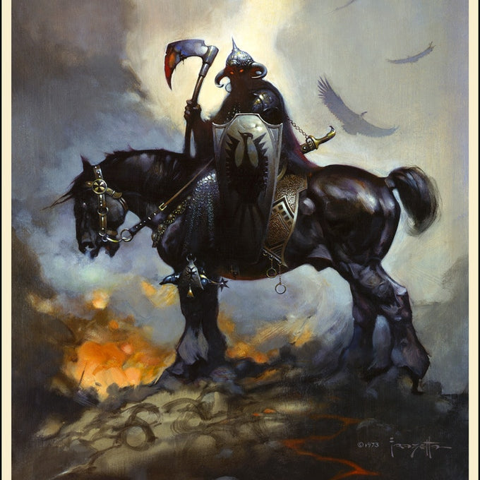 Frank Frazetta - "Death Dealer" - Spoke Art
