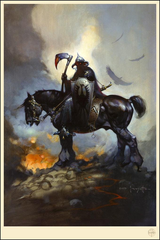 Frank Frazetta - "Death Dealer" - Spoke Art