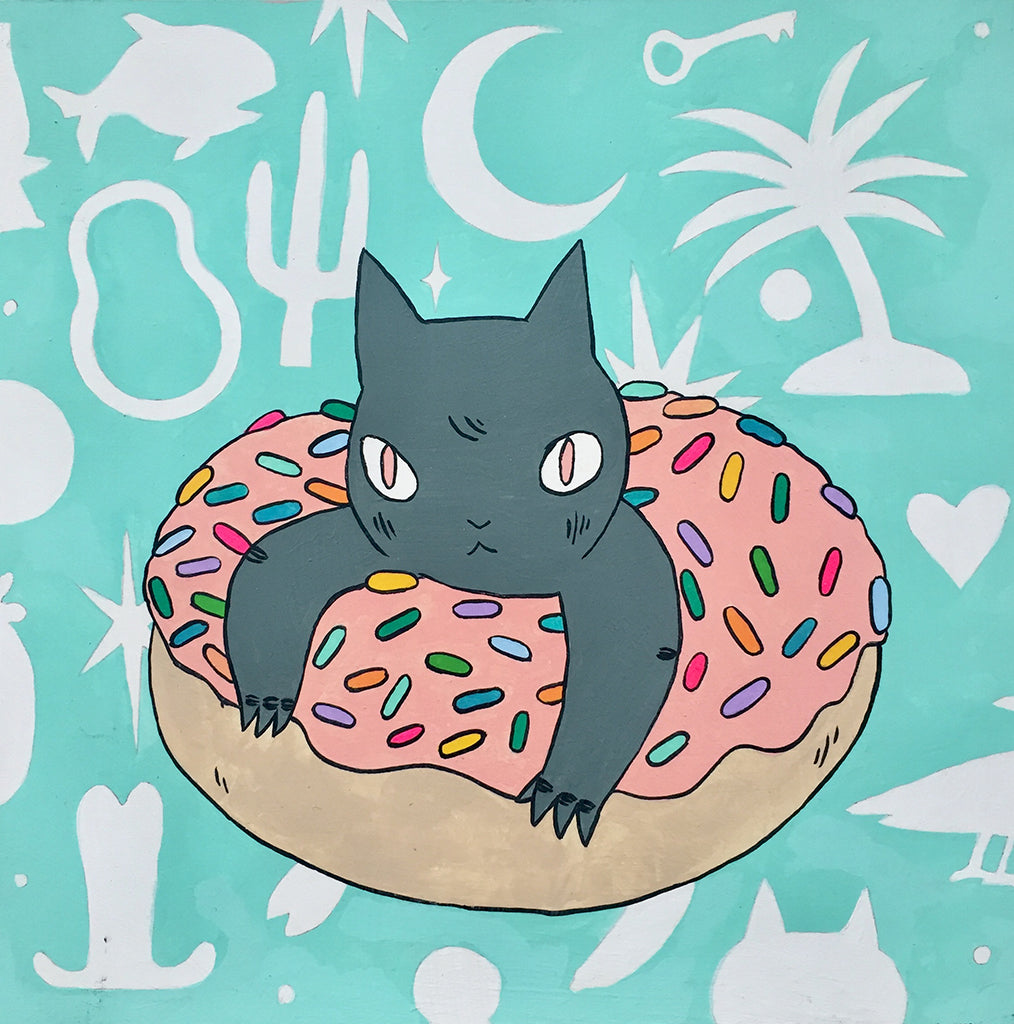 Deth P. Sun - "Donut Cat" - Spoke Art