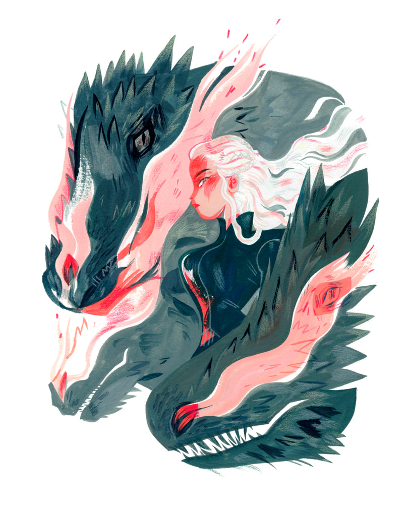 Em Roberts - "Mother of Dragons" (print) - Spoke Art