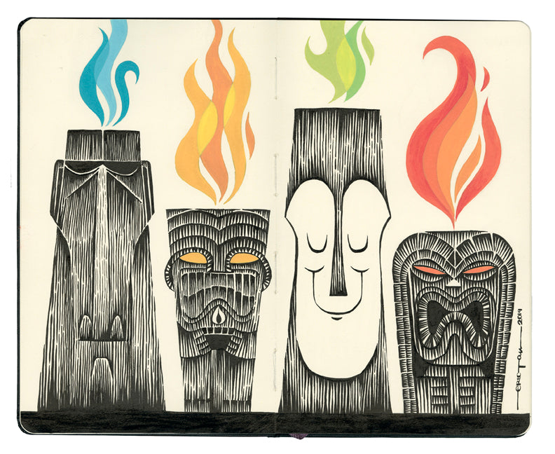 Eric Tan - "Tiki Time" - Spoke Art