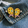 Summer Por Vida - "Friends Por Vida Pizza Heart Set" Enamel Pin - Spoke Art