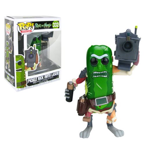 Funko POP! Rick and Morty: "Pickle Rick with Laser" Vinyl Figure - Spoke Art