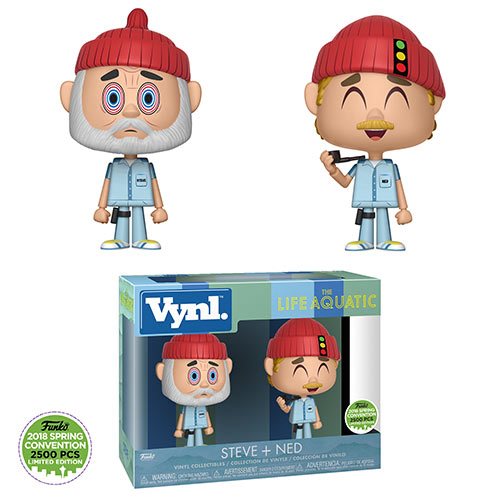 Funko VYNL: "The Life Aquatic with Steve Zissou Steve and Ned" Vinyl Figure 2-Pack - 2018 Convention Exclusive - Spoke Art