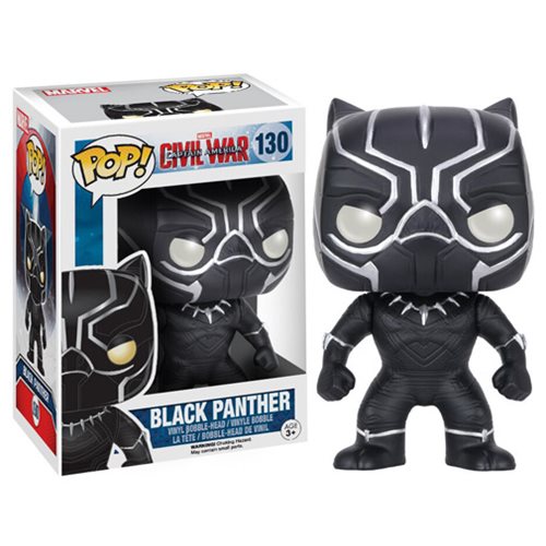 Funko POP! Captain America: Civil War "Black Panther" Vinyl Figure - Spoke Art