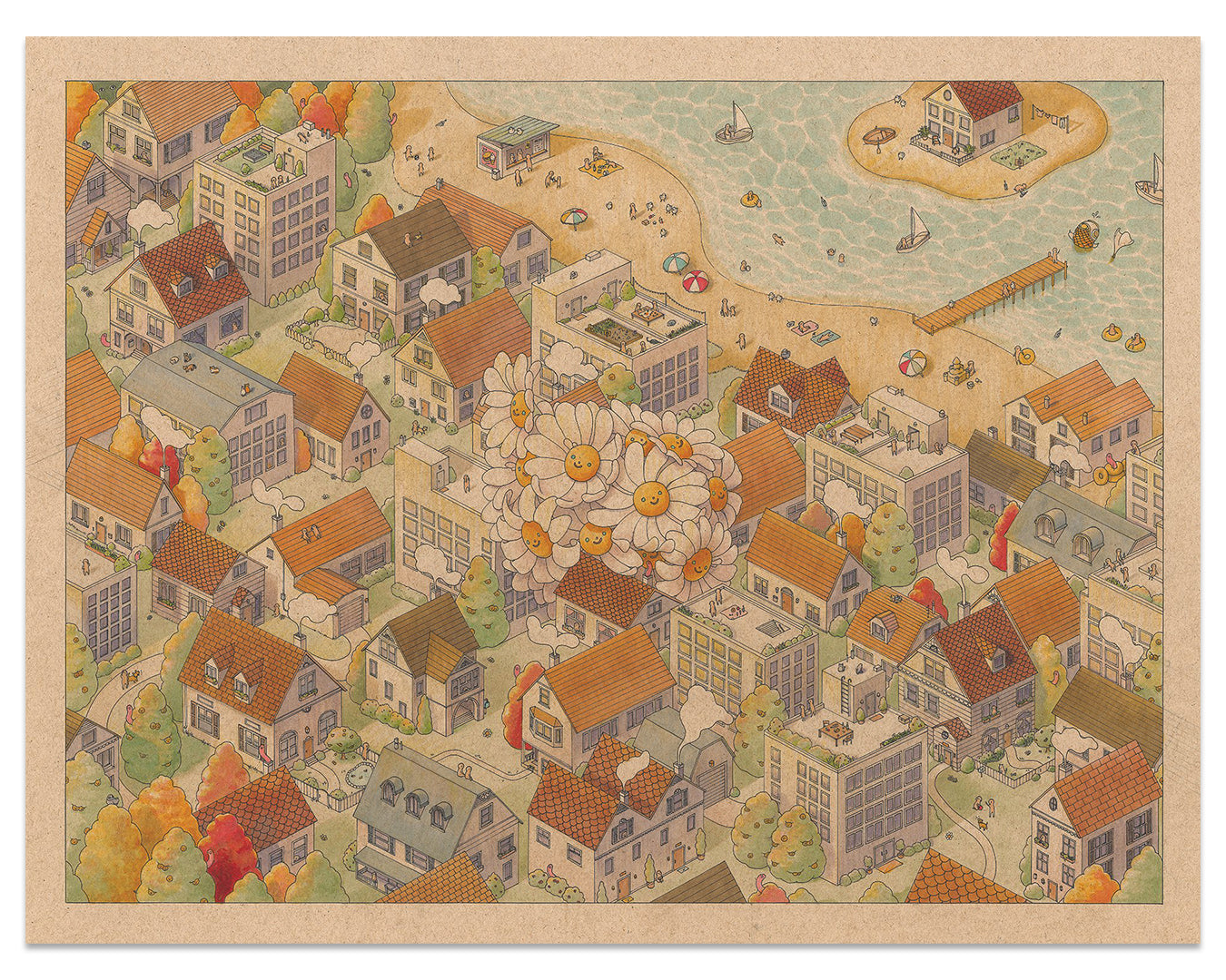 Felicia Chiao - "The Sunny City" print - Spoke Art