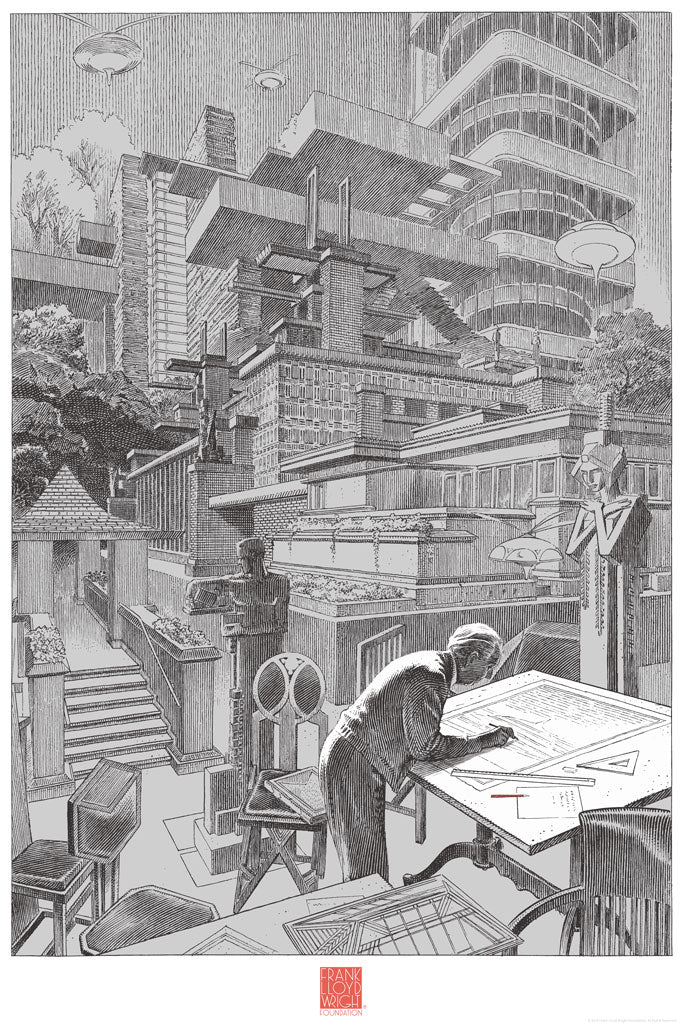 François Schuiten - "FLW" - Spoke Art