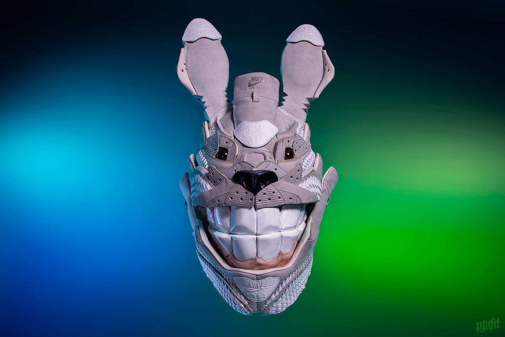 Freehand Profit (Gary Lockwood) - "Totoro Air Max 90 Mask" - Spoke Art