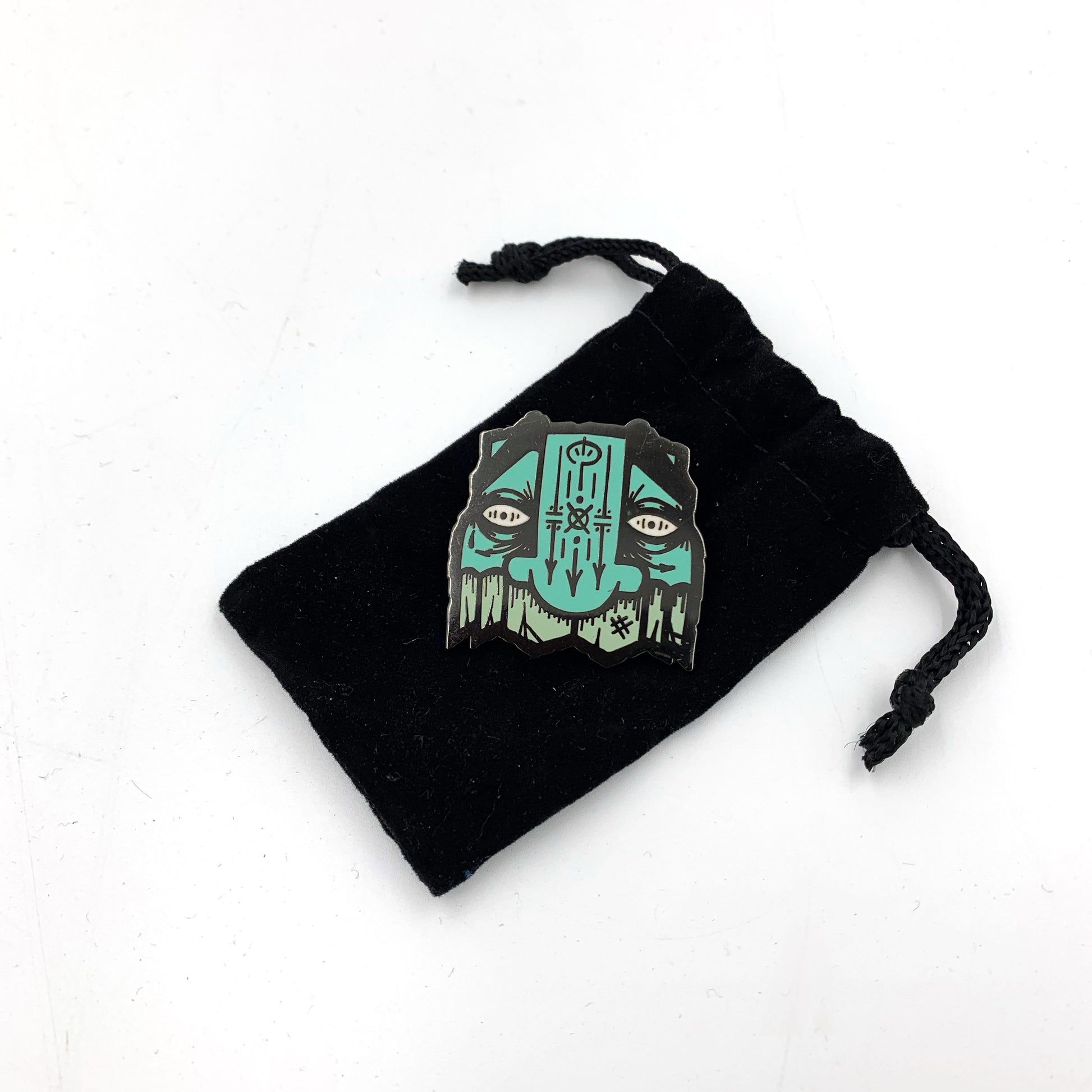 GATS - Mask Enamel Pins - Spoke Art