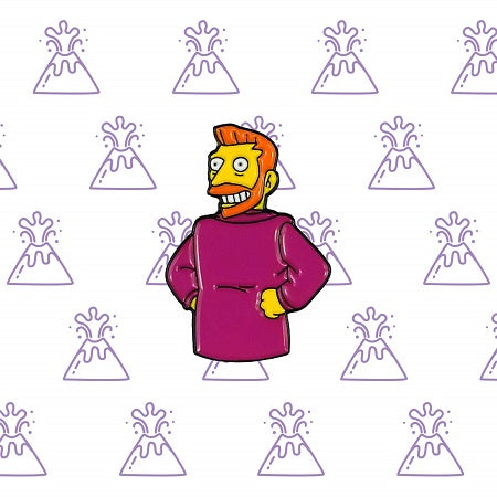 Goellnerd - "Hank Scorpio" Enamel Pin - Spoke Art