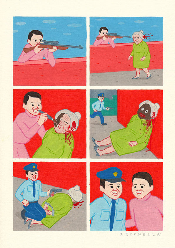 Joan Cornellà - "Gangsta Grandma" - Spoke Art