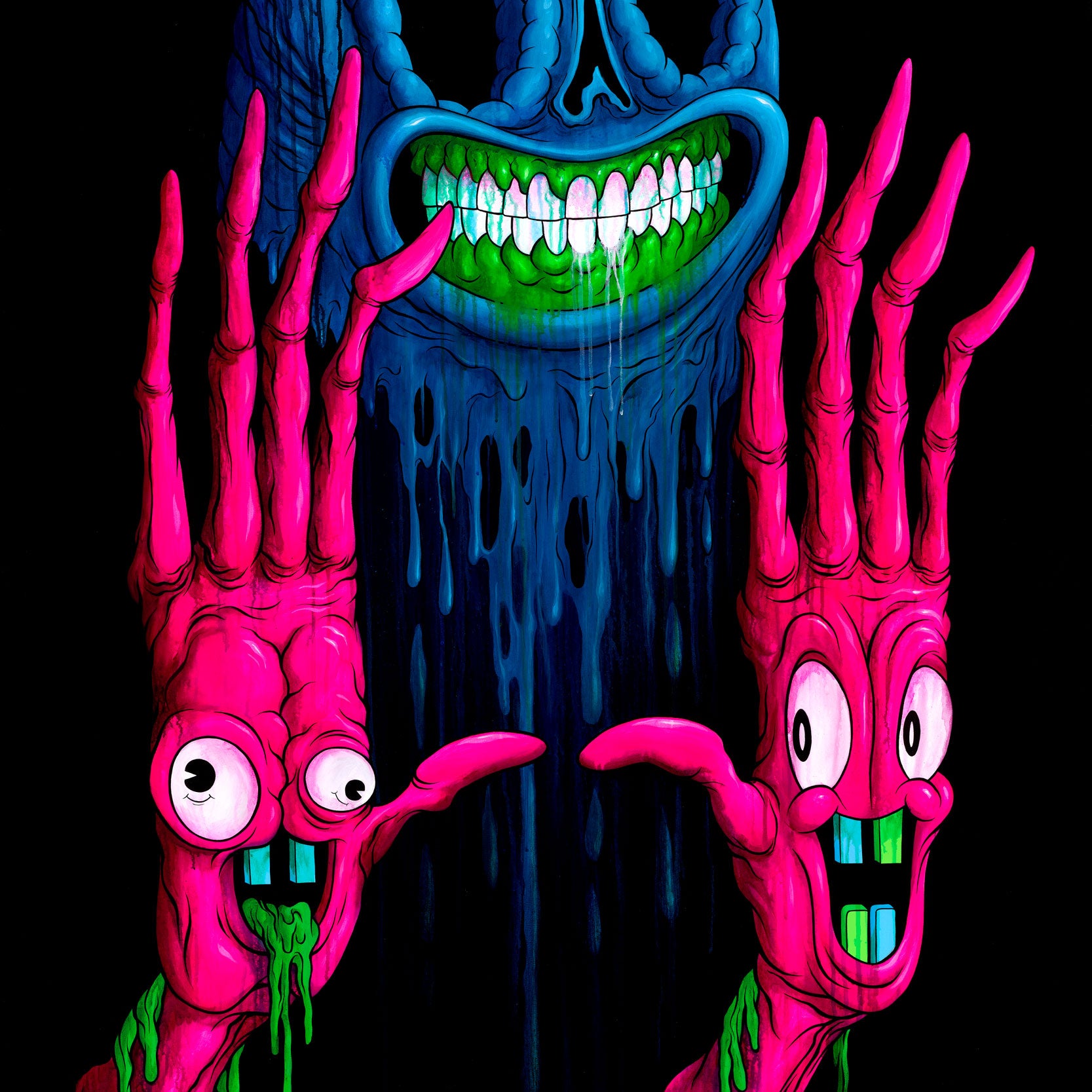 Alex Pardee - "Gene, Roger and Horace" - Spoke Art